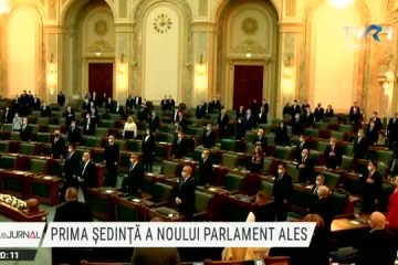 Prima ședință a noului Parlament ales. Dispute în prima zi și controverse privind purtarea măștii