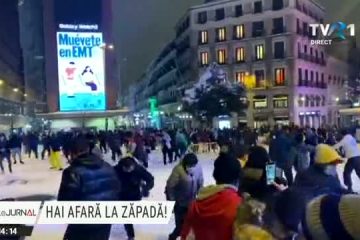 Spania: 4 oameni au murit după ce furtuna de zăpadă Filomena s-a abătut asupra centrului țării