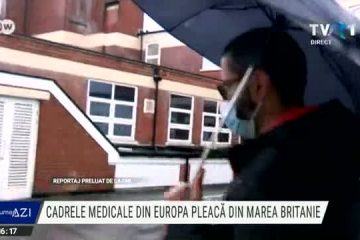 LUMEA AZI Cadrele medicale din Europa pleacă din Marea Britanie. “Noi nu contăm. Anul trecut am sprijinit mult Marea Britanie. Dar n-am fost apreciați”