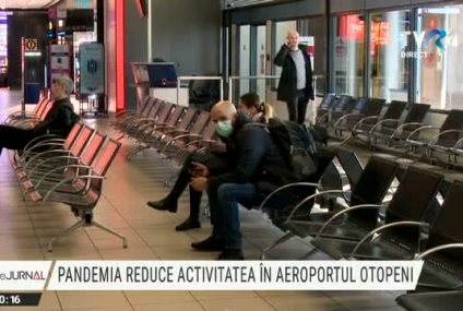 Pandemia reduce activitatea în Aeroportul Otopeni. Unii angajați Tarom intră în șomaj tehnic