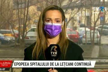 Spitalul mobil de la Lețcani rămâne închis din cauza frigului. La ATI Iași nu mai sunt locuri pentru pacienții infectați cu SARS-CoV-2