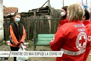Crucea Roşie Română a demarat o campanie de informare și ajutorare a populaţiei din zone defavorizate privind riscul COVID-19