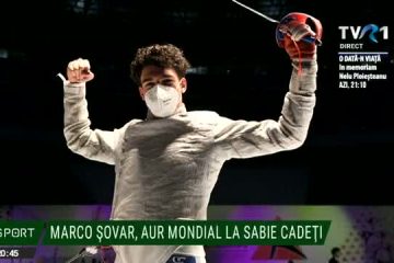 Marco Şovar a cucerit medalia de aur în proba de sabie a Campionatelor Mondiale de scrimă pentru juniori şi cadeţi