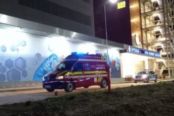 Incendiu la Spitalul Judeţean de Urgenţă Bacău. A ars izolaţia conductelor de termoficare