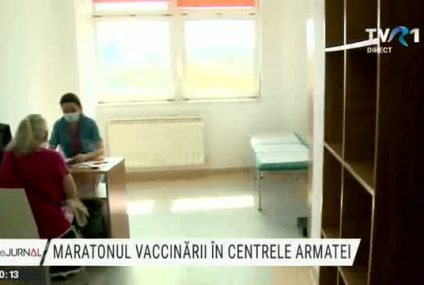 Maratonul vaccinării în 56 de centre ale Armatei, timp de o săptămână: spitale și unități militare