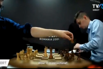 Bogdan Deac este lider în super turneul de șah de la București după ce l-a învins pe numărul 12 mondial