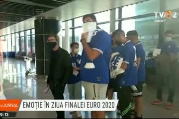 Emoţii la Finala Campionatului European de Fotbal 2020