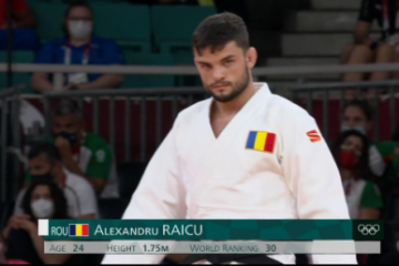JO Tokyo 2020 – Judo: Alexandru Raicu, învins în primul tur al cat. 73 kg