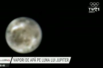 Vapori de apă pe luna lui Jupiter