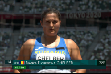 JO TOKYO 2020 – Atletism: Bianca Ghelber, calificată în finala probei de aruncare a ciocanului