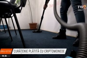 O firmă de curăţenie din Cluj-Napoca acceptă plata în criptomonede