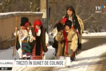 Piţărăii au colindat, în Ajun de Crăciun, în satele de pe Valea Bistrei din județul Caraș Severin, să vestească Nașterea Domnului