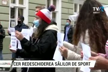 Protest la Timișoara pentru redeschiderea sălilor de 