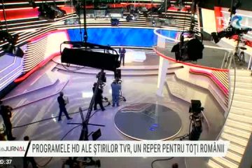 Programele HD ale Știrilor TVR, un reper pentru toți românii, în casele dvs. de un an