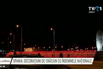 Spania: Decorațiuni de Crăciun cu însemne naționale