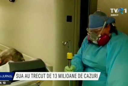 SUA au depășit 13 milioane de infectări cu noul coronavirus