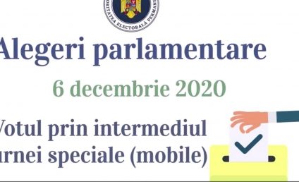 Parlamentare 2020. AEP pune la dispoziţie materiale de informare despre votarea prin intermediul urnei mobile
