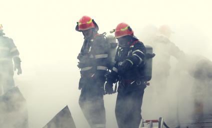 Incendiu într-un bloc din Cisnădie. 50 de persoane s-au autoevacuat
