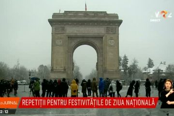 #NOISUNTEMROMÂNIA Pregătiri pentru sărbătorirea Zilei Naționale. Ceremoniile restrânse vor fi transmise în direct de TVR pe 1 Decembrie, de la ora 10.00