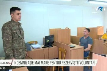 Indemnizații mai mari pentru rezerviștii voluntari