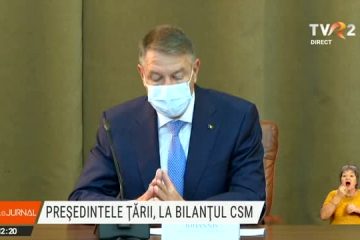 Președintele Klaus Iohannis, la bilanțul anual al CSM: Majoritatea parlamentară s-a dedicat trup și suflet să-i apere pe infractori
