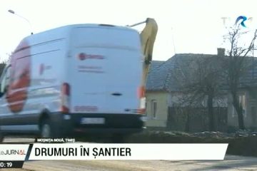 Lucrări pe drumul dintre Timișoara și Moșnița Nouă. Șantierul va fi finalizat după ieșirea din iarnă. Cinci proiecte mari convenite de autoritățile din Timiș și Caraș-Severin