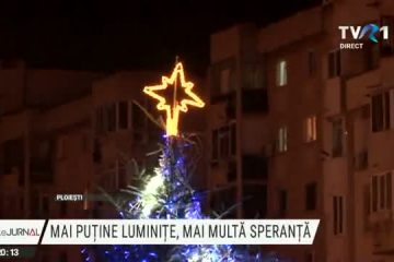 Iluminatul festiv de Sărbători: Mai puține luminițe, mai multă speranță