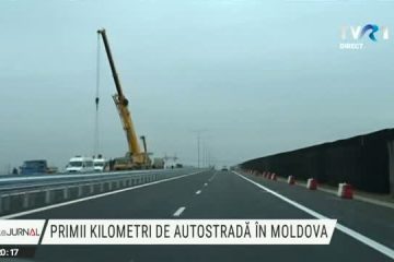 Primii kilometri de autostradă din Moldova au fost dați în folosință