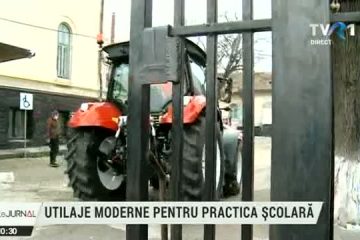 Utilaje performante pentru liceele agricole. Elevii pot beneficia de noile tehnologii