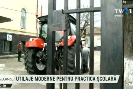 Utilaje performante pentru liceele agricole. Elevii pot beneficia de noile tehnologii