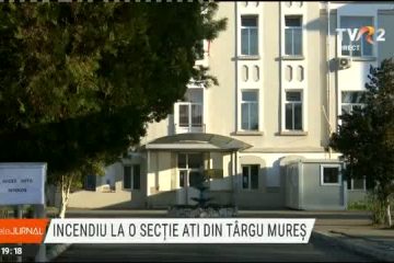 Incendiu la secția ATI a unui spital din Târgu Mureș