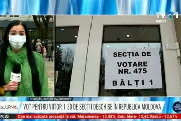 Cu gândul la România și la viitorul copiilor și al nepoților. Cum decurge în Republica Moldova votul pentru noul Legislativ de la București. Coadă la o secție din Chișinău