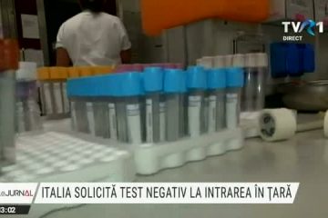 MAE: Italia a modificat condițiile de intrare în țară a cetățenilor români. Autoizolarea automată a fost eliminată, dacă se prezintă testul COVID