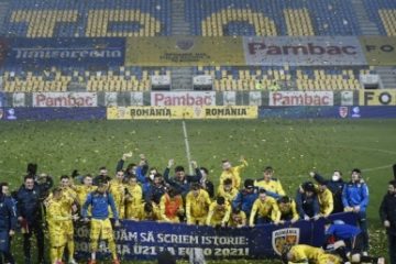 Echipa de fotbal U21 a României s-a calificat la Euro 2021, după 1-1 cu Danemarca