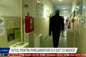 Votul pentru parlamentari s-a dat cu mască, distanțare fizică și trasee marcate