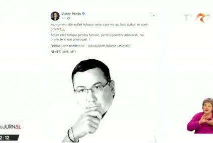 Victor Ponta: Acum este timpul pentru familie, pentru prieteni adevărați, noi proiecte și noi provocări