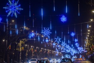 București: Iluminatul festiv se va aprinde luni seara