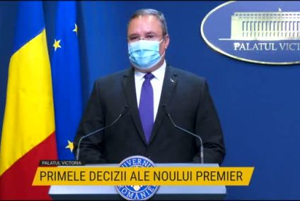 Nicolae Ciucă, premier interimar: Ne vom axa pe gestionarea pandemiei și punerea în aplicare a strategiei de vaccinare