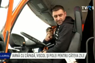 Zăpadă, viscol și polei pentru câteva zile. De joi, temperaturile vor mai crește, spun meteorologii