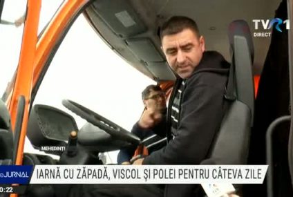 Zăpadă, viscol și polei pentru câteva zile. De joi, temperaturile vor mai crește, spun meteorologii