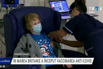 Marea Britanie a început vaccinarea anti-Covid. William Shakespeare, printre primii cărora li s-a administrat vaccinul Pfizer