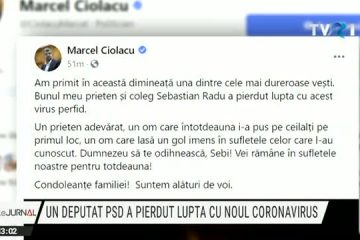 Un deputat PSD, bolnav de COVID-19, a murit