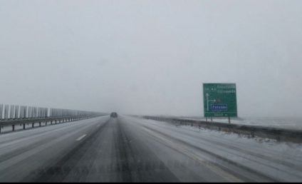 Infotrafic: Ploaie înghețată și polei pe Autostrada A2 București – Constanța