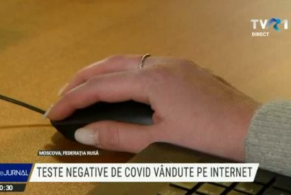 Teste negative de Covid, vândute pe internet în Rusia