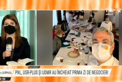 Negocierile pentru noul Guvern, blocate după șase ore de discuții la nivelul conducerilor PNL, USR-PLUS și UDMR, reluate duminică