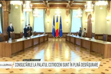 Consultări la Cotroceni: Membrii delegației AUR au întârziat la discuțiile cu președintele. Au venit la Cotroceni pe jos