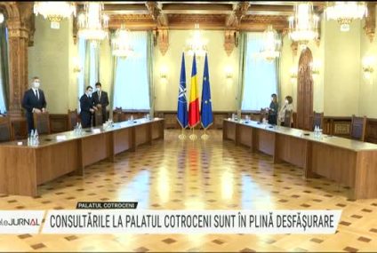 Consultări la Cotroceni: Membrii delegației AUR au întârziat la discuțiile cu președintele. Au venit la Cotroceni pe jos