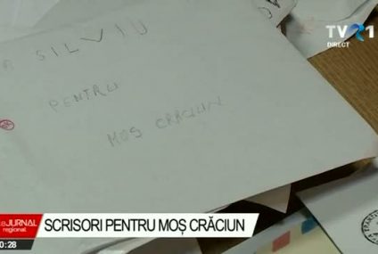 Scrisori pentru Moș Crăciun. Factorii poștali au grijă ca mesajele să ajungă la destinație