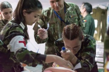 Militari ai M.Ap.N. acționează în sprijinul Direcțiilor de Sănătate Publică