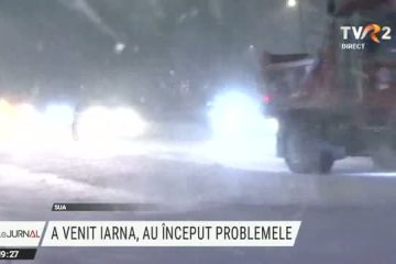 Zăpada creează probleme în SUA și Japonia